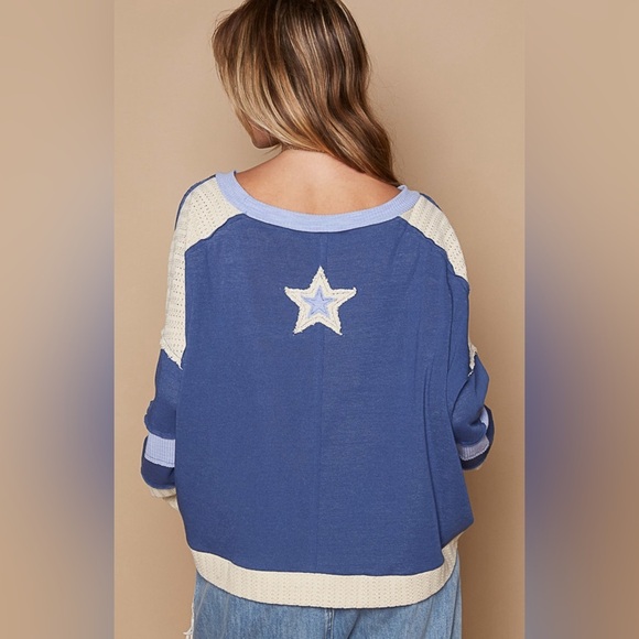 New! POL star patched top - Picture 7 of 10